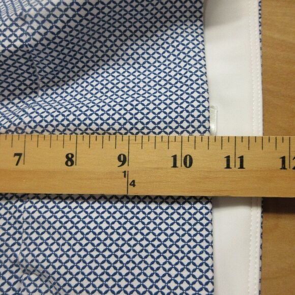 S.C. & CO. 360 Degree Tummy Control Capri Pants Sz 10 Blue Geo Print Skimmer NWT - Picture 12 of 13